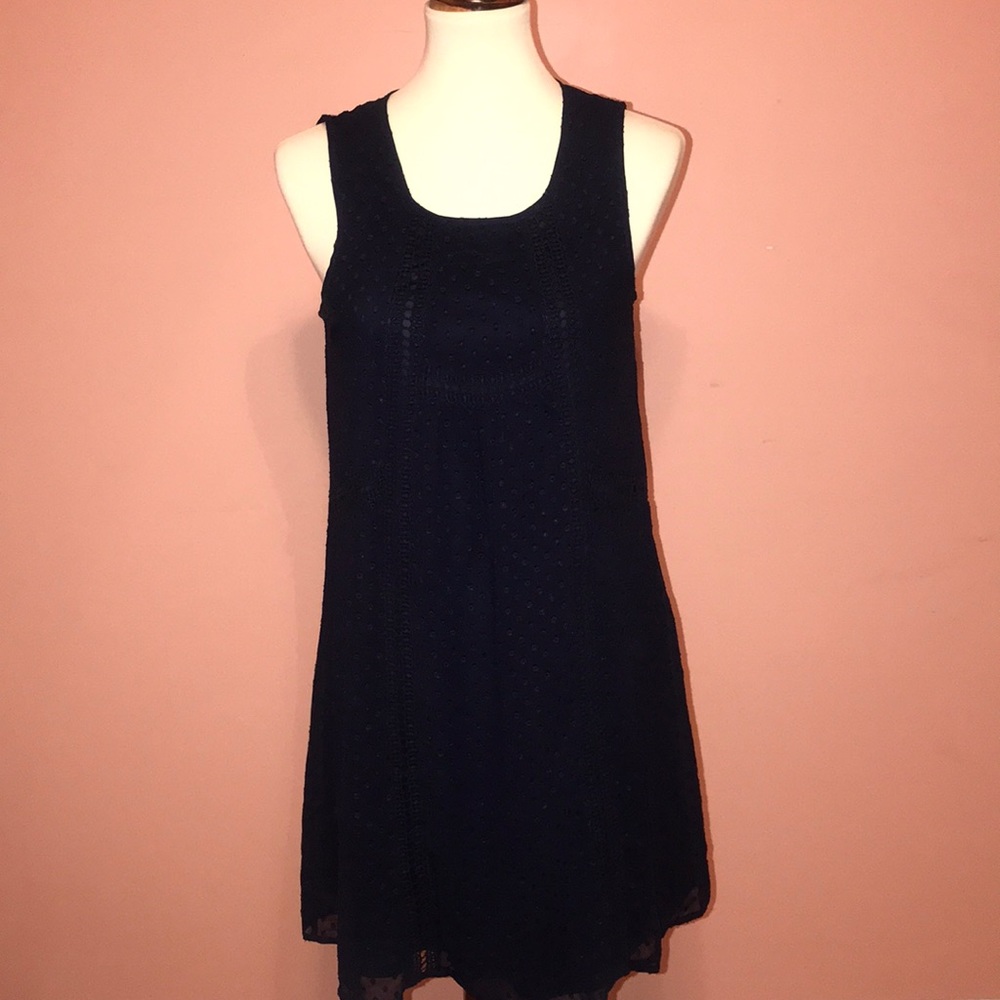 Navy blue summer dress -size medium